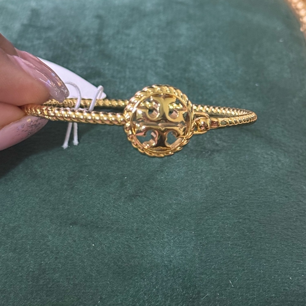 Tory Burch Logo Gold Women's Bracelet bangle